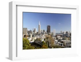 A View from Telegraph Hill, San Francisco, California, USA-Susan Pease-Framed Photographic Print