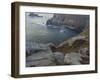 A view from the cliffs at Lands End, Cornwall, England, United Kingdom, Europe-Jon Gibbs-Framed Photographic Print