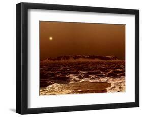 A View from the Edge of the Southern Polar Cap of Mars-null-Framed Photographic Print