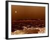 A View from the Edge of the Southern Polar Cap of Mars-null-Framed Photographic Print