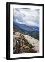 A View from the Mountain Track (Tourist Route), Ben Nevis, Highlands, Scotland-Charlie Harding-Framed Photographic Print