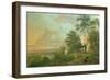 A View from the Terrace, Richmond Hill-Carl Frederic Aagaard-Framed Giclee Print