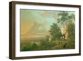 A View from the Terrace, Richmond Hill-Carl Frederic Aagaard-Framed Giclee Print