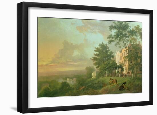 A View from the Terrace, Richmond Hill-Carl Frederic Aagaard-Framed Giclee Print