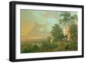 A View from the Terrace, Richmond Hill-Carl Frederic Aagaard-Framed Giclee Print