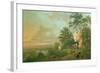 A View from the Terrace, Richmond Hill-Carl Frederic Aagaard-Framed Giclee Print