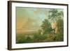 A View from the Terrace, Richmond Hill-Carl Frederic Aagaard-Framed Giclee Print