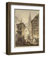 A View in Strasbourg, 1822-Samuel Prout-Framed Giclee Print