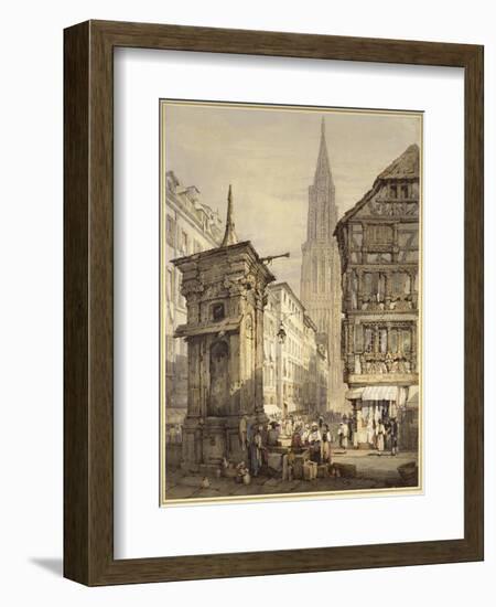 A View in Strasbourg, 1822-Samuel Prout-Framed Giclee Print