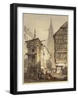 A View in Strasbourg, 1822-Samuel Prout-Framed Giclee Print