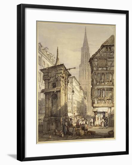 A View in Strasbourg, 1822-Samuel Prout-Framed Giclee Print