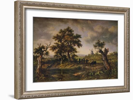 A View In Surrey, c1797-1831, (1919)-Patrick Nasmyth-Framed Giclee Print