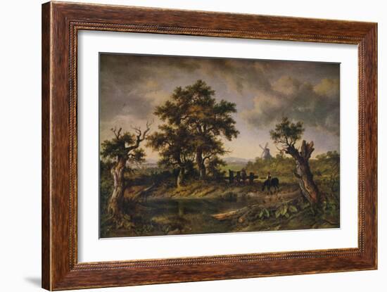 A View In Surrey, c1797-1831, (1919)-Patrick Nasmyth-Framed Giclee Print