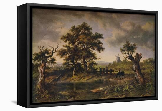 A View In Surrey, c1797-1831, (1919)-Patrick Nasmyth-Framed Stretched Canvas