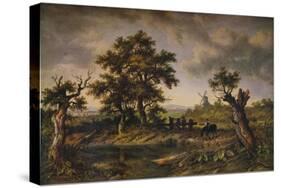 A View In Surrey, c1797-1831, (1919)-Patrick Nasmyth-Stretched Canvas