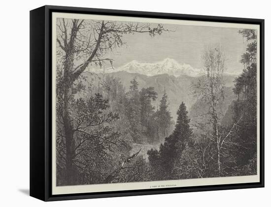A View in the Himalayas-null-Framed Stretched Canvas