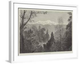 A View in the Himalayas-null-Framed Giclee Print