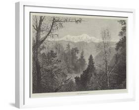 A View in the Himalayas-null-Framed Giclee Print