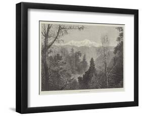 A View in the Himalayas-null-Framed Premium Giclee Print