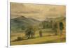 A View in the Lake District, C.1800S (Watercolour)-John Constable-Framed Giclee Print