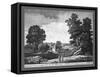 'A View Near Mold', c1752-John Boydell-Framed Stretched Canvas