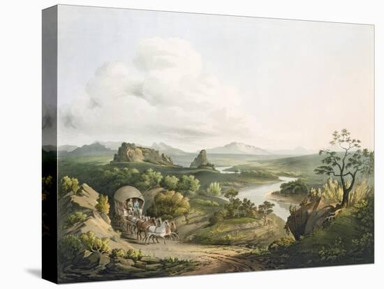 A View near the Roode Sand Pass at the Cape of Good Hope, engraved by J. Bluck-Henry Salt-Stretched Canvas