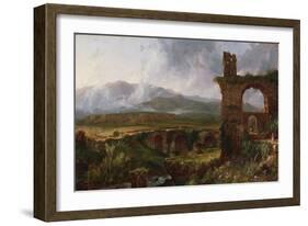 A View Near Tivoli (Morning), 1832-Thomas Cole-Framed Giclee Print