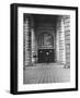 A View of a Cadet Looking at the Football Schedule for the Annapolis Naval Academy-David Scherman-Framed Premium Photographic Print