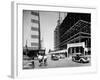 A View of a Construction Site in Houston-null-Framed Photographic Print