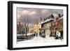 A View of a Dutch Town in Winter-Willem Koekkoek-Framed Giclee Print