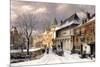 A View of a Dutch Town in Winter-Willem Koekkoek-Mounted Giclee Print