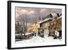 A View of a Dutch Town in Winter-Willem Koekkoek-Framed Giclee Print