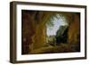 A View of a Garden, Seen from Within a Roman Vault, 1802 - 1824-Francois-Marius Granet-Framed Giclee Print