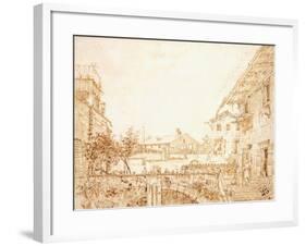 A View of a Terrace in Padua-null-Framed Giclee Print