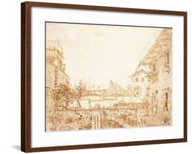 A View of a Terrace in Padua-null-Framed Giclee Print