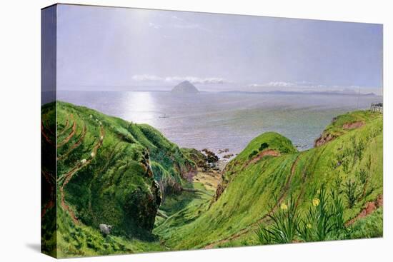 A View of Ailsa Craig and the Isle of Arran, 1860-William Bell Scott-Stretched Canvas