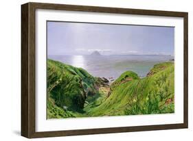 A View of Ailsa Craig and the Isle of Arran, 1860-William Bell Scott-Framed Giclee Print