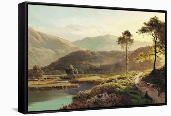 A View of Ambleside-Sidney Richard Percy-Framed Stretched Canvas