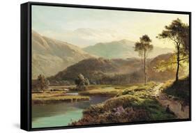 A View of Ambleside-Sidney Richard Percy-Framed Stretched Canvas