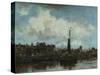 A View of Amsterdam-Jacob Henricus Maris-Stretched Canvas