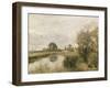 A View of Arleux from the Marshes of Palluel-Jean-Baptiste-Camille Corot-Framed Giclee Print