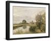 A View of Arleux from the Marshes of Palluel-Jean-Baptiste-Camille Corot-Framed Giclee Print