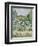 A View of Auvers-Sur-Oise, the Fence, C.1873-Paul Cézanne-Framed Premium Giclee Print