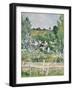 A View of Auvers-Sur-Oise; the Fence-Paul Cézanne-Framed Giclee Print