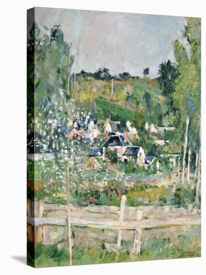 A View of Auvers-Sur-Oise; the Fence-Paul Cézanne-Stretched Canvas