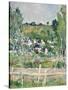 A View of Auvers-Sur-Oise; the Fence-Paul Cézanne-Stretched Canvas