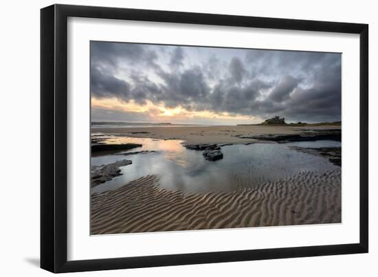 A View of Bamburgh Castle in Northumberland-Chris Button-Framed Photographic Print