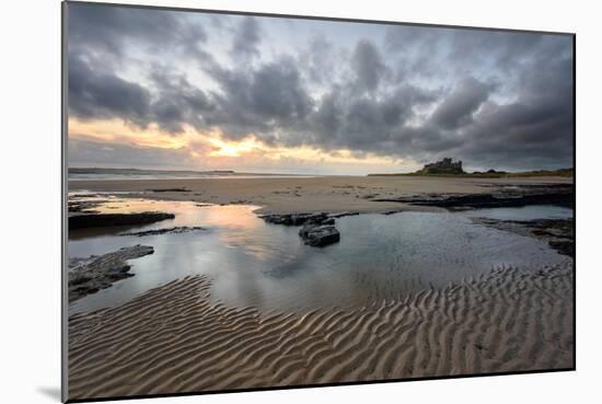 A View of Bamburgh Castle in Northumberland-Chris Button-Mounted Photographic Print