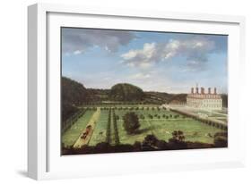 A View of Bayhall, Pembury, Kent, c.1675-Jan Siberechts-Framed Giclee Print