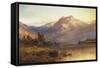 A View of Benmore at Sunset-Alfred De Breanski, Sr .-Framed Stretched Canvas